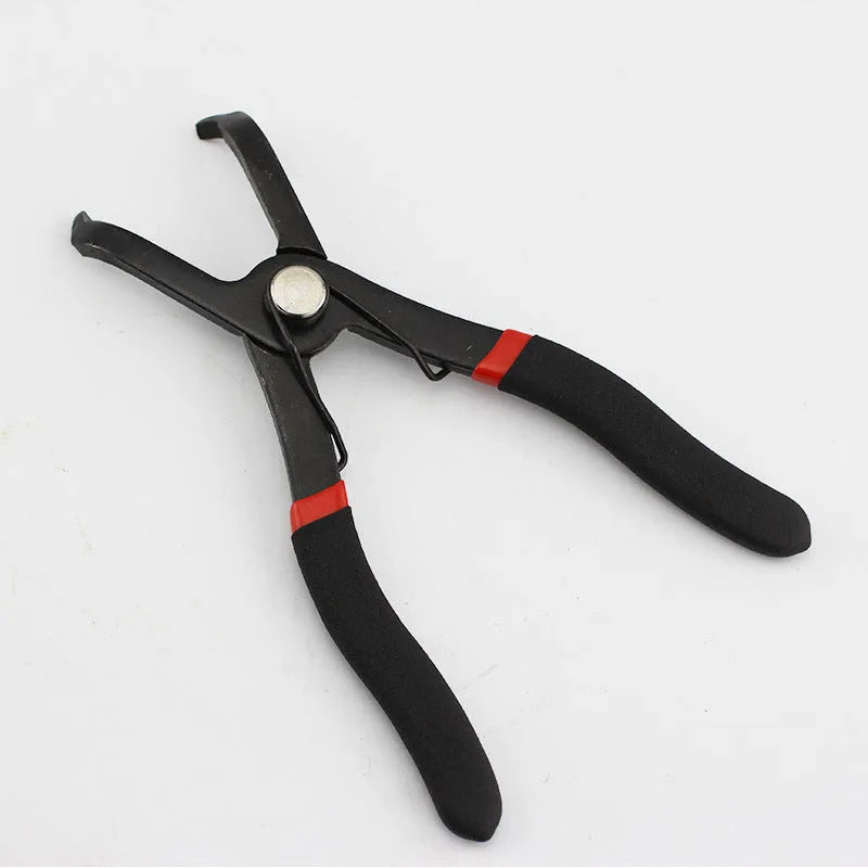 Interior round nail removal pliers with red PVC handles and 0-26mm opening adjustment