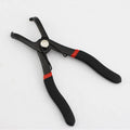 Interior round nail removal pliers with red PVC handles and 0-26mm opening adjustment