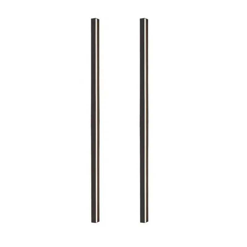 80 cm long black aluminium LED strip wall lamp with touch control for three white light colours.