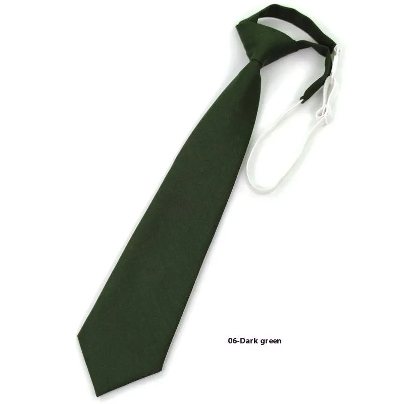 Men's solid colour cotton bow tie in arrow style, showing navy blue colour option.