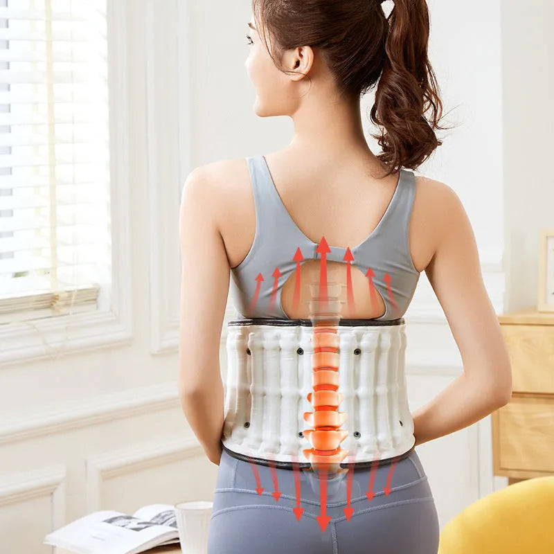 Automatic inflation lumbar waist supporter in sizes S and M with 220V plug