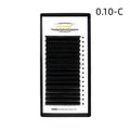 16-row dense round mink hair false eyelashes with matte finish showing length options 8-18mm