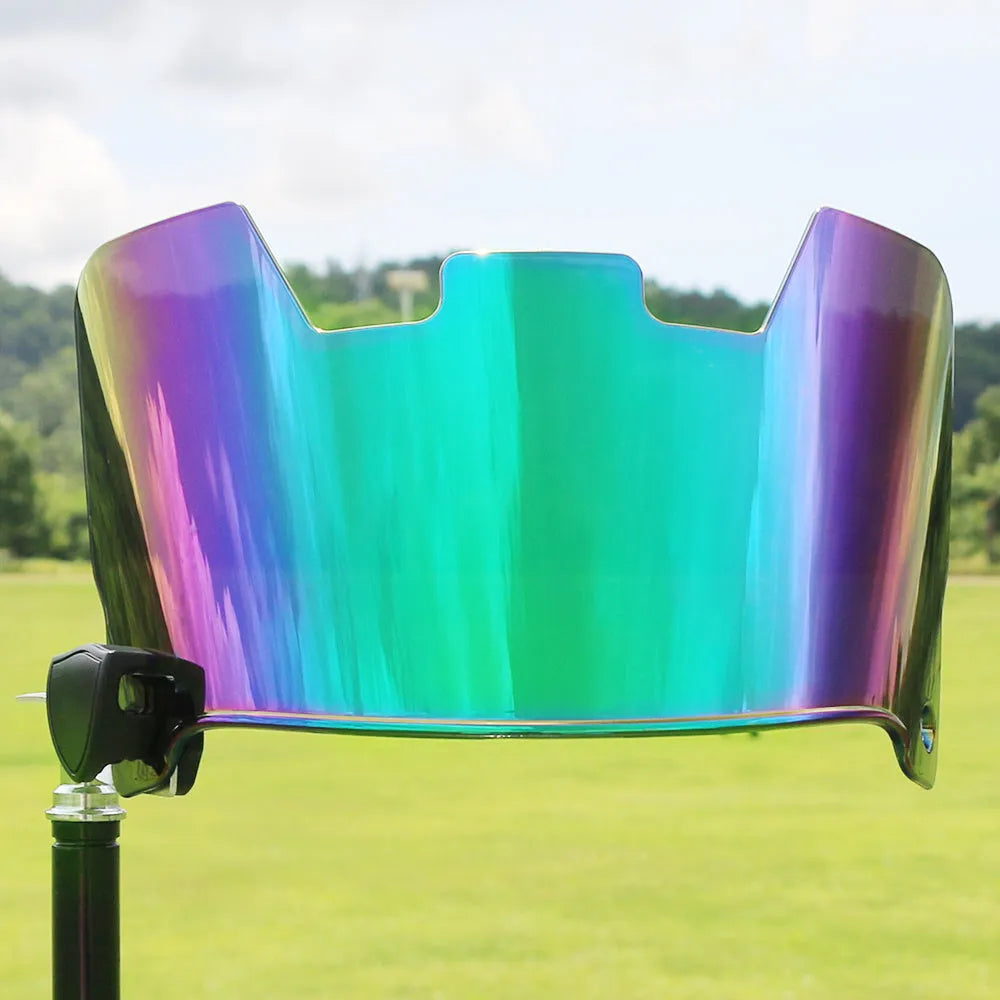 Rugby helmet goggles for American style helmets with multicolour options and tool-free installation