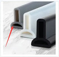 Flexible TPE bathroom water blocking strip in black, grey, or white.
