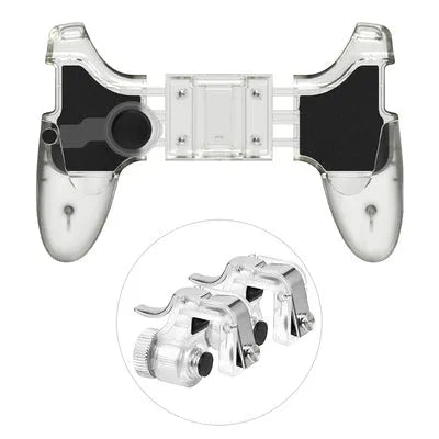 Mobile phone auxiliary physical plug-in suit handle in black or brown black colours