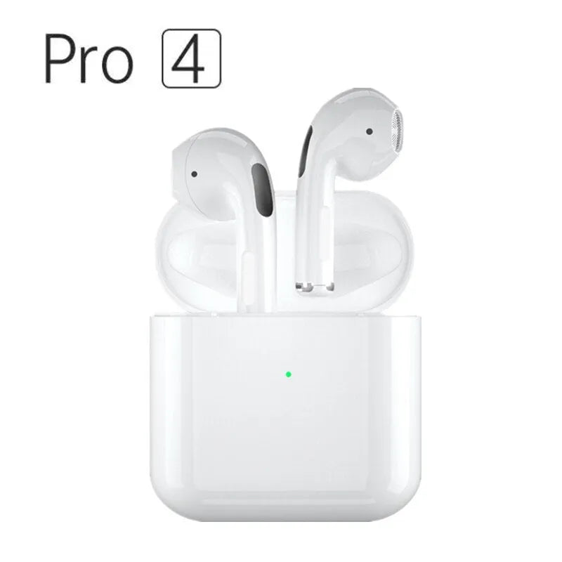 Pro4 White and Pro4 Black wireless in-ear sports Bluetooth headphones