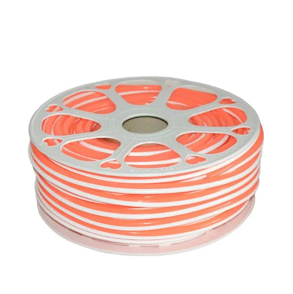 Flexible silicone split neon light bar showing 8mm width and neon colour options