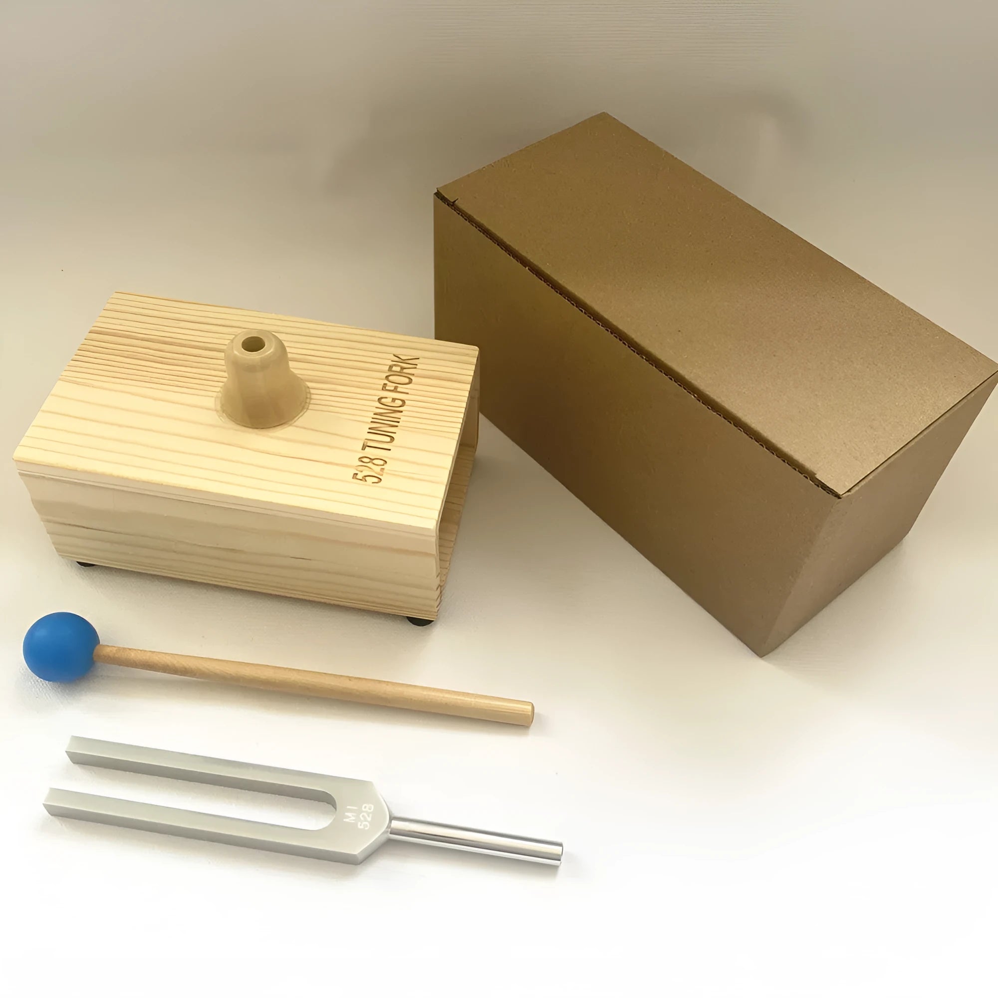 432Hz aluminium alloy tuning fork with portable speaker for sound therapy