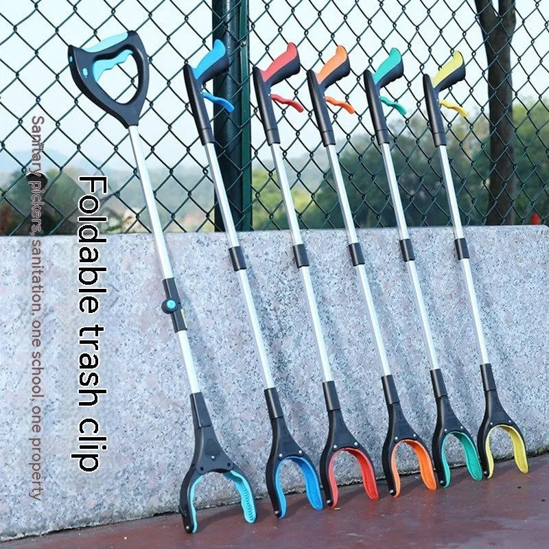 Trash folder artifact sewer pliers in plastic and aluminium alloy with six colour options