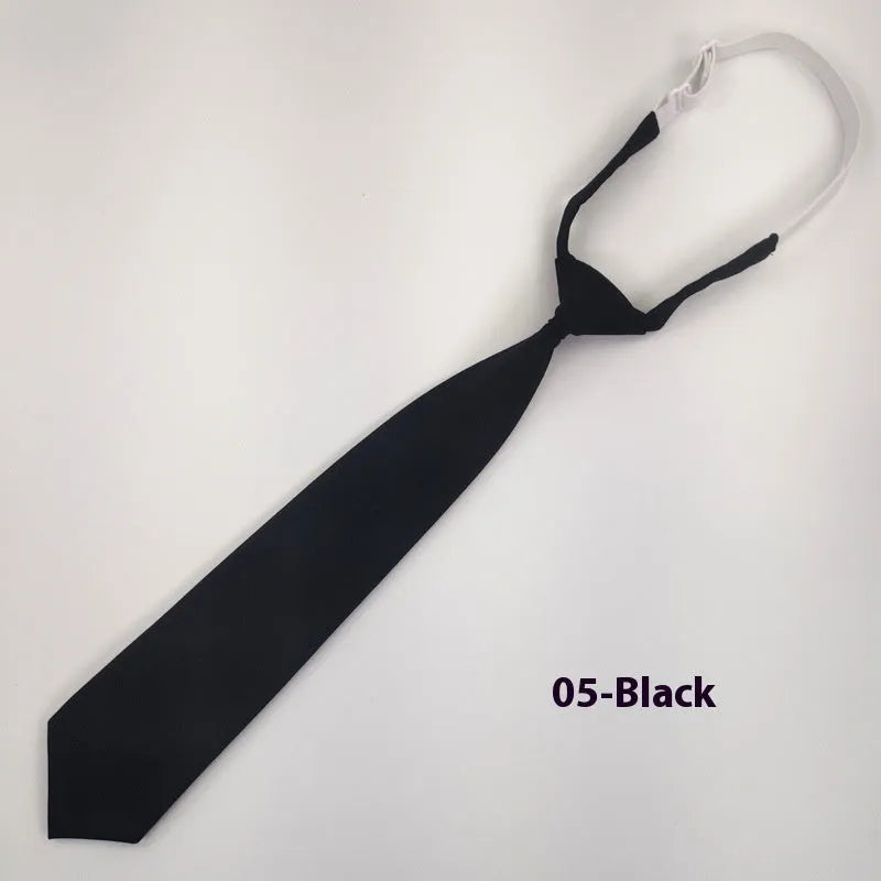 Men's solid colour cotton bow tie in arrow style, showing navy blue colour option.