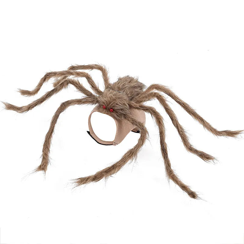 Halloween pet spider costume with eight legs in polyester available sizes S M L
