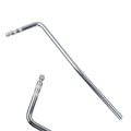 Metal guitar tremolo bar in black, blue, gold, and silver finishes.