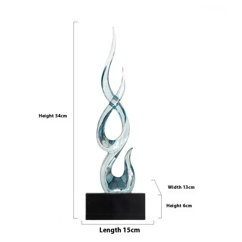 A handmade resin festival decoration ornament in a choice of bright gold, elegant silver, or transparent gradient colours.