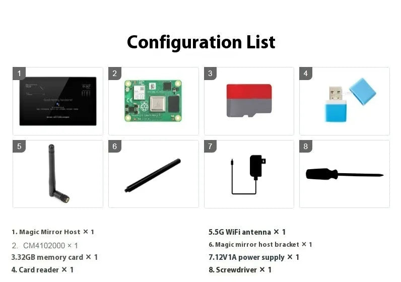 13.3 inch integrated computer touch display with voice assistant and CM4 main control board