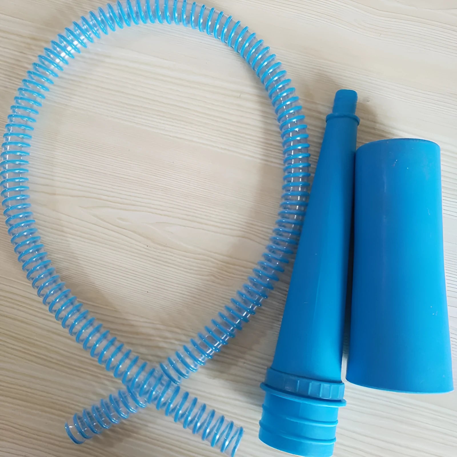 Blue plastic suction pipe vacuum cleaner head with 114cm length for washing machine cleaning