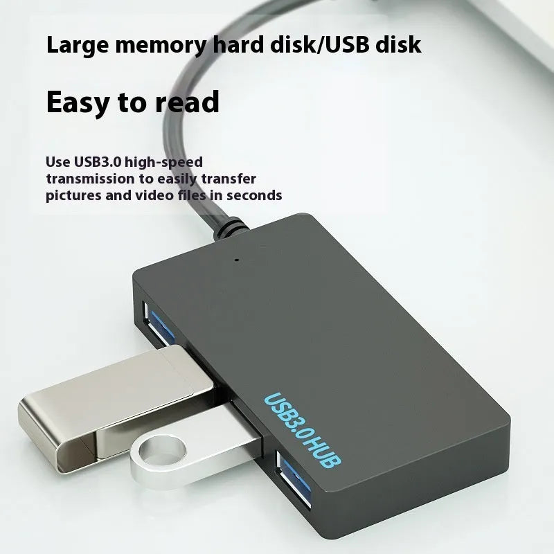 Type-C USB 3.0 single port adapter with 20cm cable in blister packaging