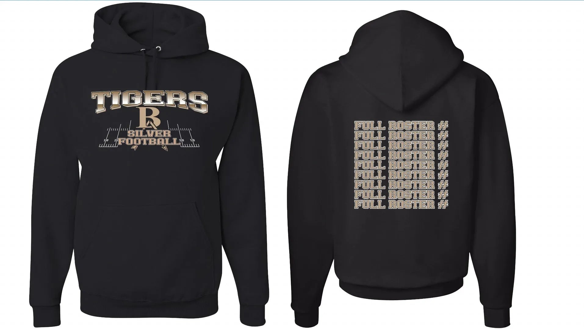 Black drop-shoulder hoodie with European sizing and long sleeves for casual wear