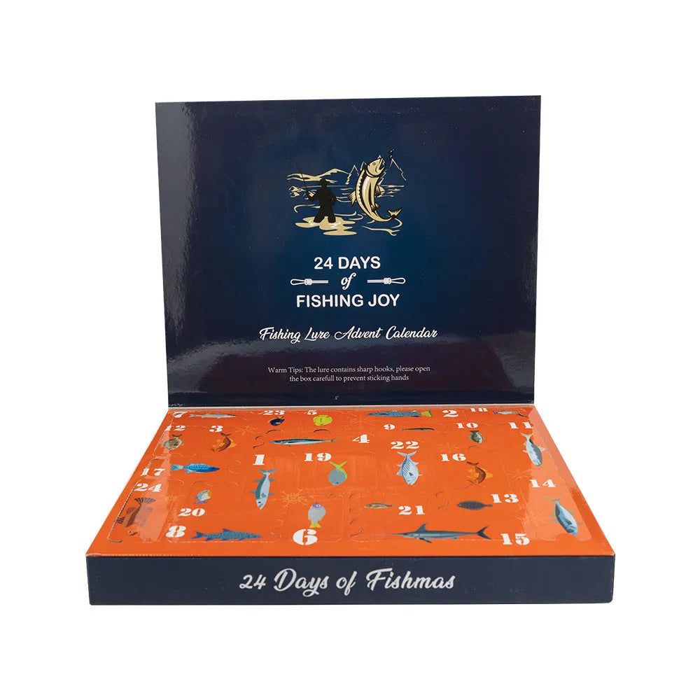 Christmas Mino Bog 24-piece metal fishing lure and bait blind box set in 01 style colour
