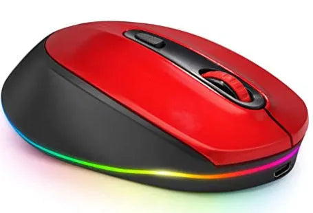 24g wireless rechargeable mouse for laptops with USB receiver in multiple colour options