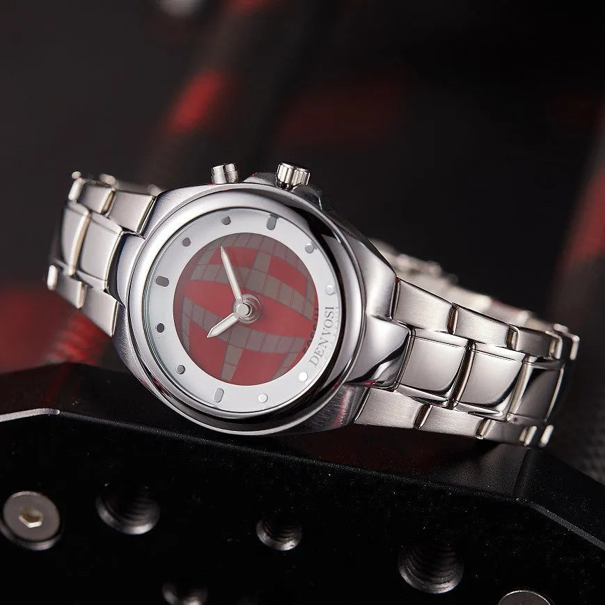 Y2K digital dual display men's watch with 40mm dial and mineral glass