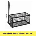 Automatic mouse trap cage for indoor use in small medium and large sizes with metal or plastic construction