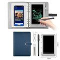 85-inch Master Software electronic writing pad with stitching appearance in choice of colours, shown with smart pen.