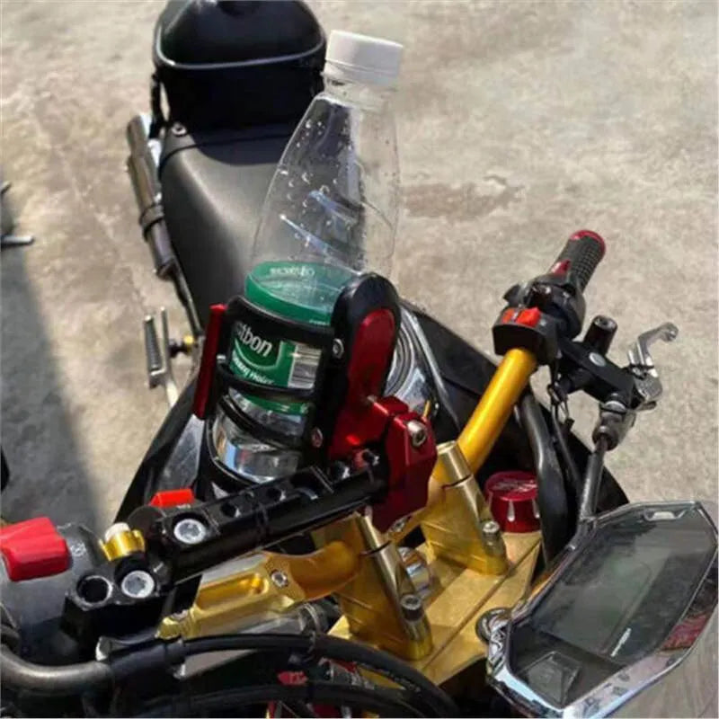 Aluminium water bottle cage for Honda X-ADV scooter modification in six colour options