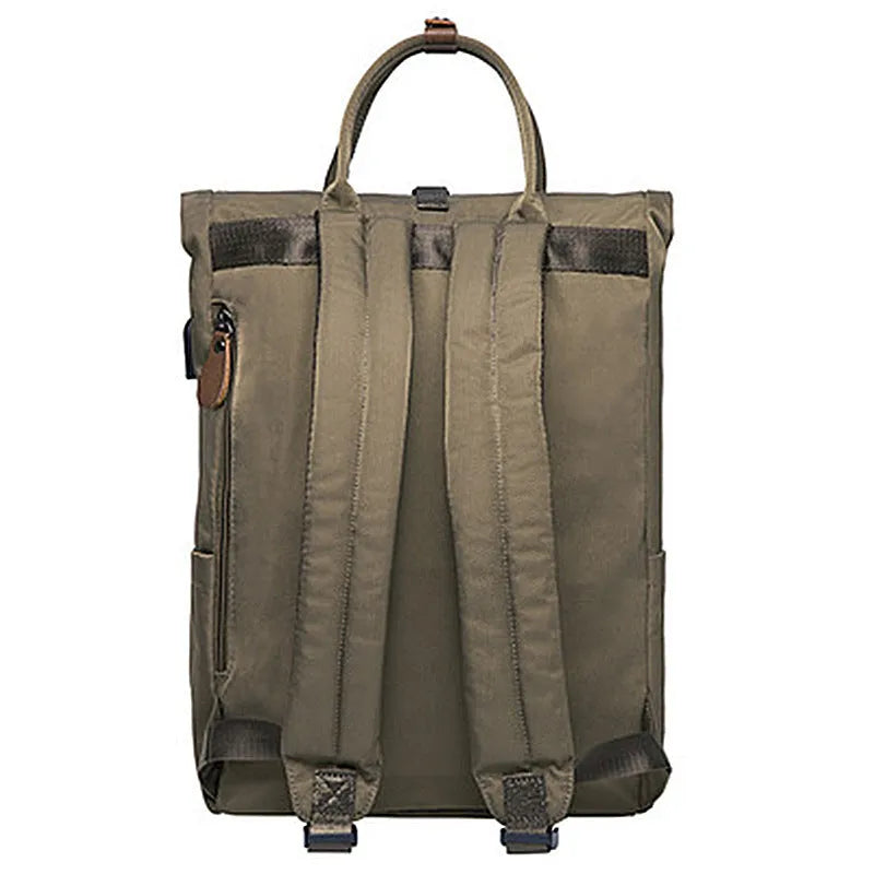 20L polyester casual backpack with computer compartment in black, dark grey, or green