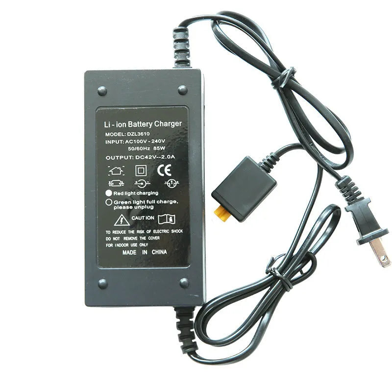 Yunzhilun electric bike conversion kit showing alloy hub motor wheel, lithium battery pack, and charger for 26-inch bicycles.