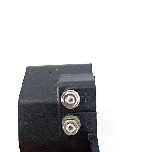 Black GQ-208A universal vehicle reversing horn buzzer unit on white background