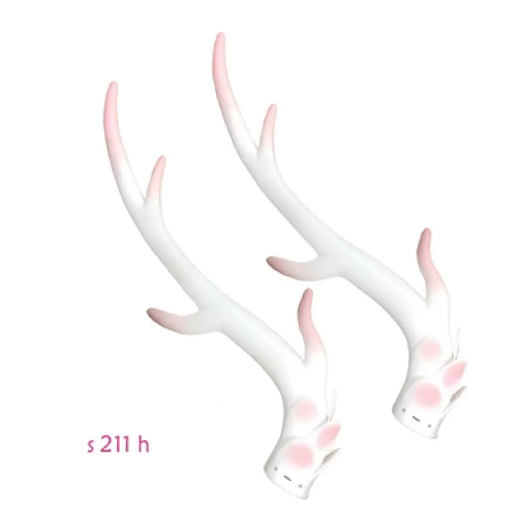 Resin dragon horn helmet decorations for motorcycle and scooter customisation in multiple colours