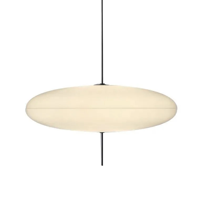Nordic modern art retro designer UFO chandelier in white or black and white colour options