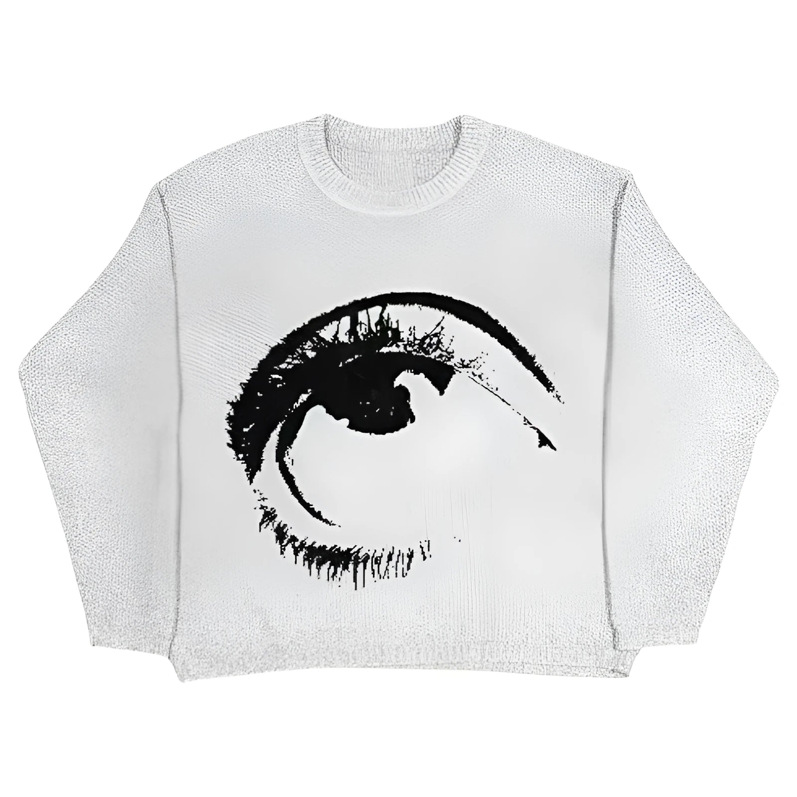 Street hipster style organic cotton V-neck pullover sweater in multiple sizes