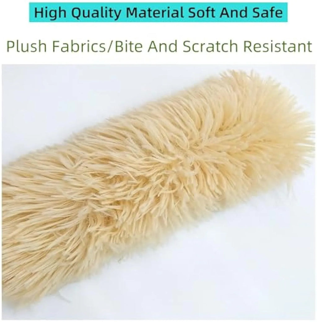 Soft plush interactive cat toy pillow with crinkle sound and natural catnip filling in assorted colours