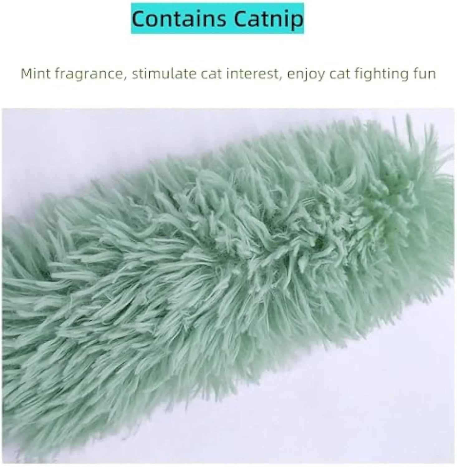 Soft plush interactive cat toy pillow with crinkle sound and natural catnip filling in assorted colours