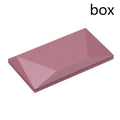 3D Love Box heart-shaped rotating rose flower ring box in red plastic on white background