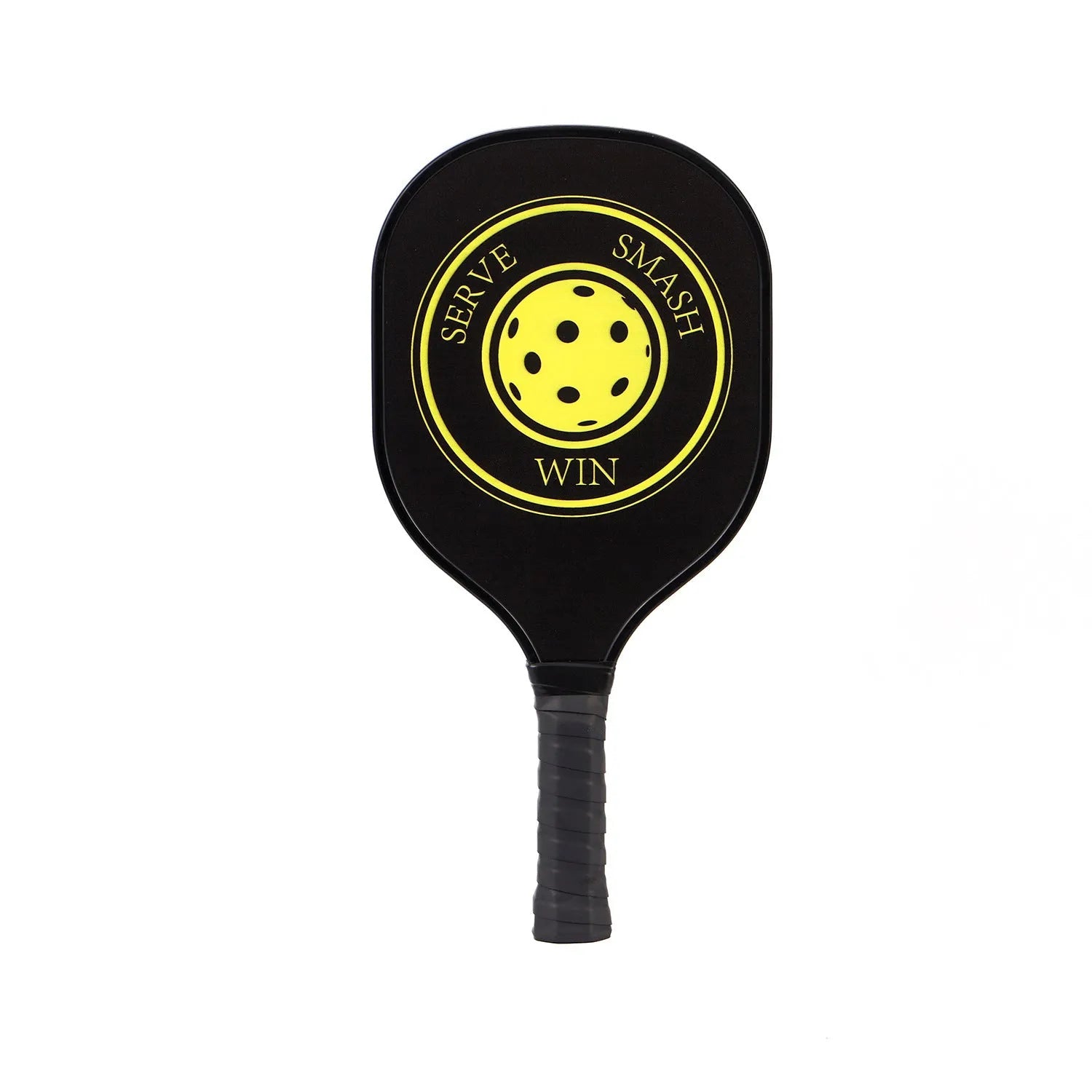 Poplar Peak wooden sports racket for table tennis and pickleball training, shown with model number options.
