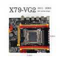 X79-VG2 desktop motherboard with LGA 2011 socket and component layout