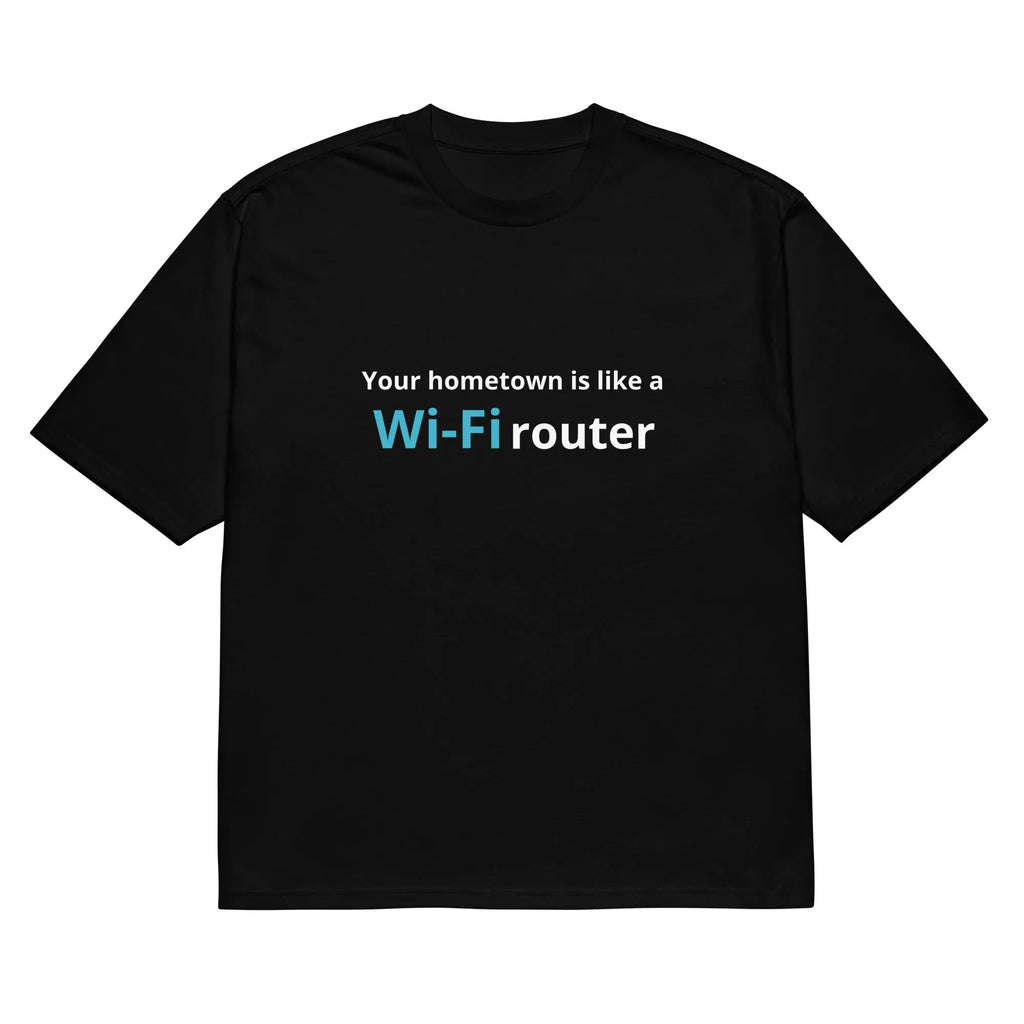 Men's black T-shirt with 3D printed cartoon design, round neck, short sleeves, loose fit