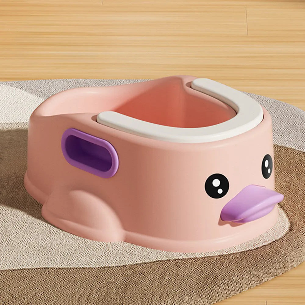 Duck-shaped PVC bathtub for dogs and cats in blue, pink or yellow colour