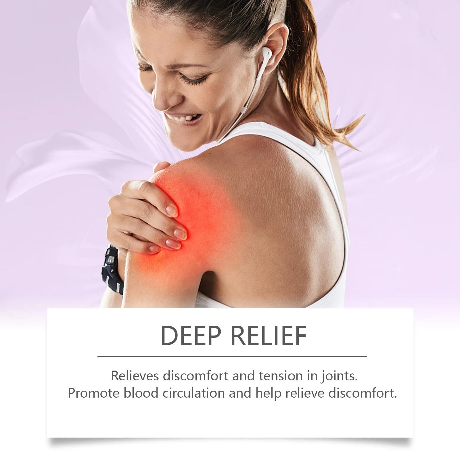 100g tube of joint and muscle massage gel for knee and elbow care with natural herbal extracts