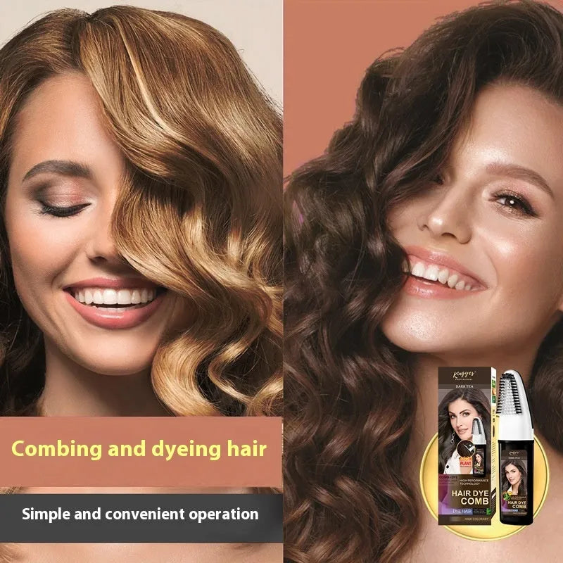 200ml tube of hair dye cream in a choice of Brown, Wine Red, or Dark Brown.