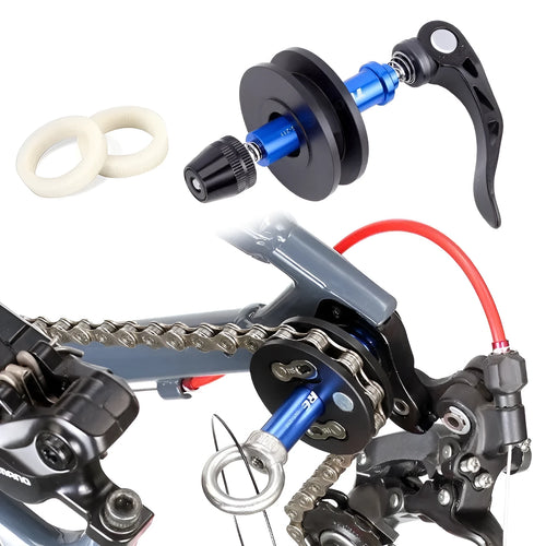 Aluminium alloy bicycle chain holder tool for washing and maintenance