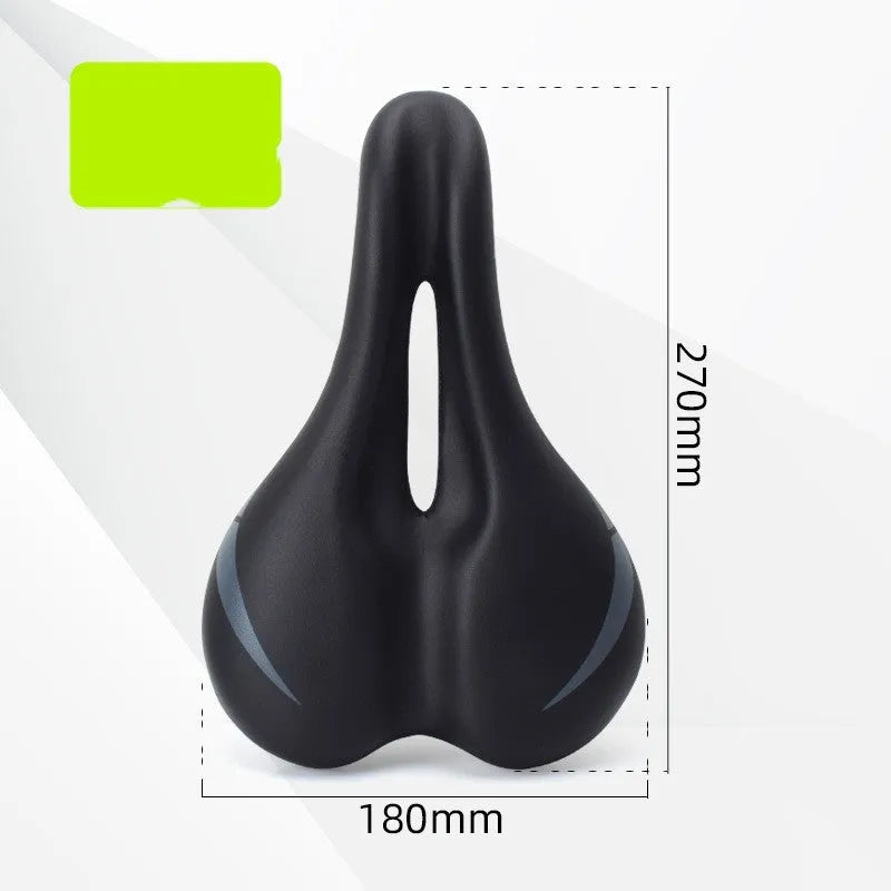 Bicycle seat cushion with hollow design in 3147 colour measuring 270mm by 180mm