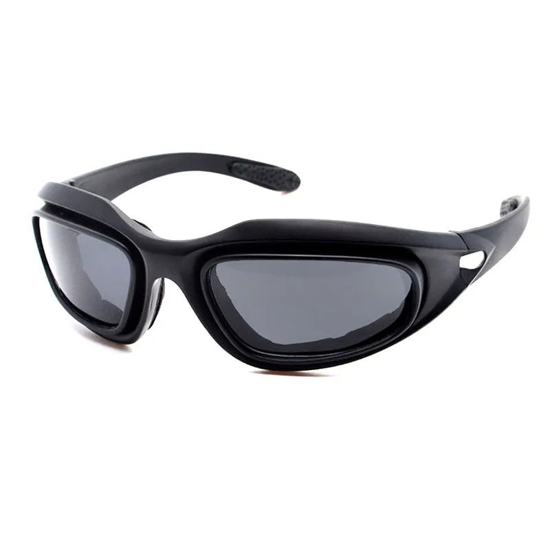 Polarized tactical sunglasses with full rim PC frame for outdoor cycling and sports
