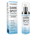 Spot lightening essence bottle with liquid formula for brightening and firming skincare benefits
