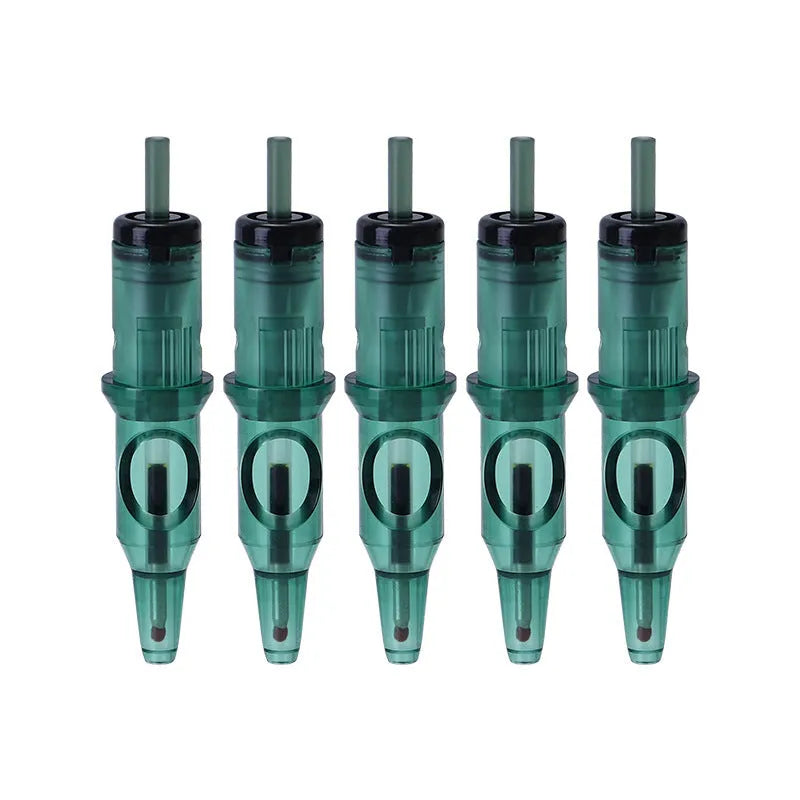 Tattoo integrated needle drawing tool with line, point and colour pen functions in a compact storage box.