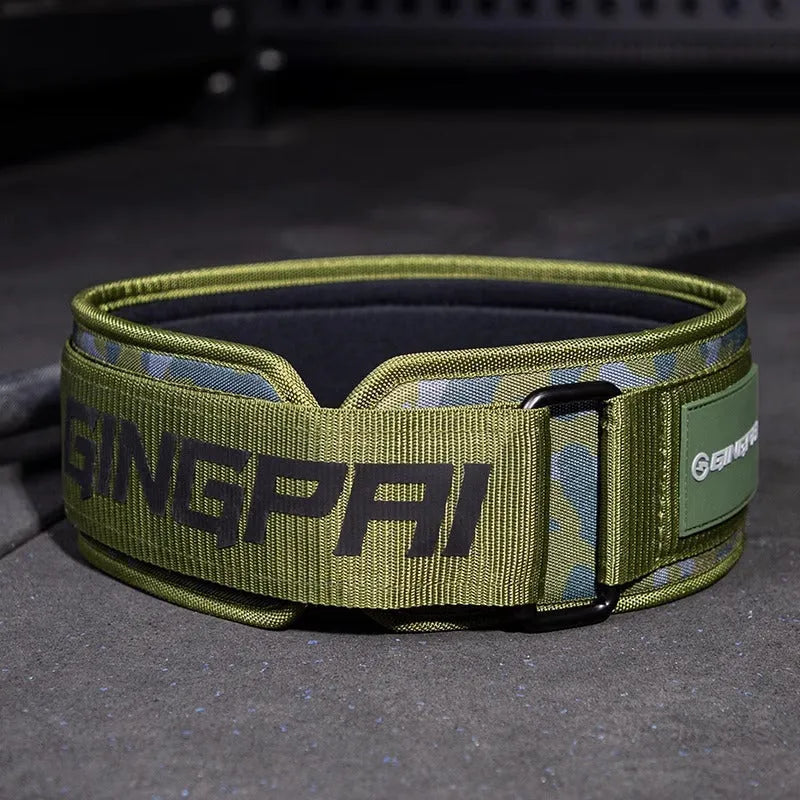 Weightlifting belt for abdominal exercises and lumbar support during strength training