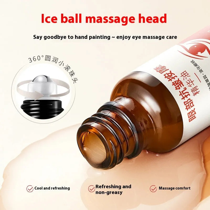 Red Upgrade 20ml eye anti-wrinkle massage essence oil bottle for hydrating moisturising and firming treatment