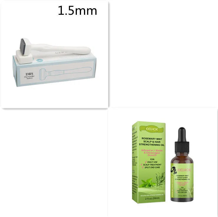 59ml bottle of Rosemary Mint Hair Growth Fluid with natural plant extracts for scalp care.